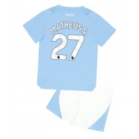 Dětský Fotbalový dres Manchester City Matheus Nunes #27 2023-24 Domácí Krátký Rukáv (+ trenýrky)